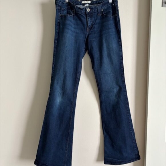 Y2K Vintage Truck Jeans - low rise flare denim jeans size 15 - Picture 2 of 7